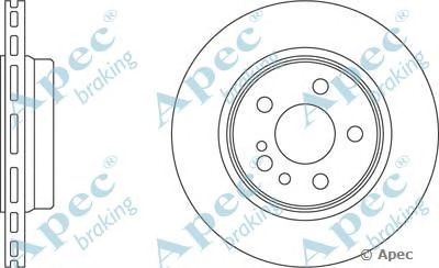 APEC BRAKING dsk928 -  Тормозной диск